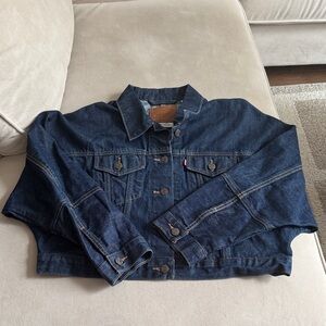 LEVIS Vintage Cropped Denim Jacket